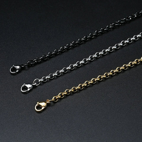 Corrente Masculina Elo O, 40cm-90cm